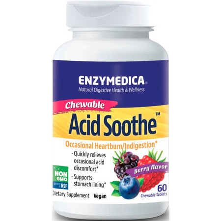 Enzymedica Acid Soothe Chewable 60c