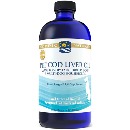 Nordic Naturals Pet Cod Liver Oil 16oz Large to Very Large Breed Dogs
