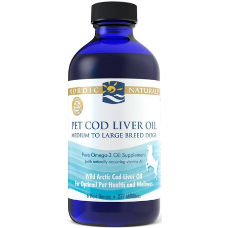 Nordic Naturals Pet Cod Liver Oil 8oz Medium to Large Breed Dogs