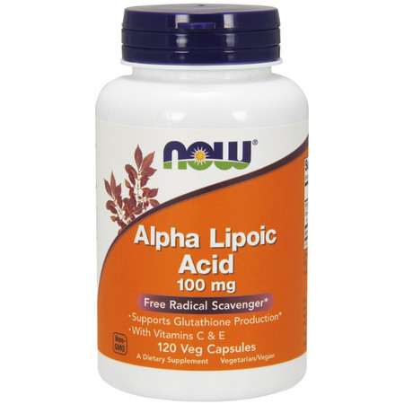 Now Foods Alpha Lipoic Acid 100mg 120vc