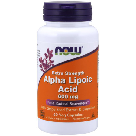 Now Foods Alpha Lipoic Acid 600mg 60vc