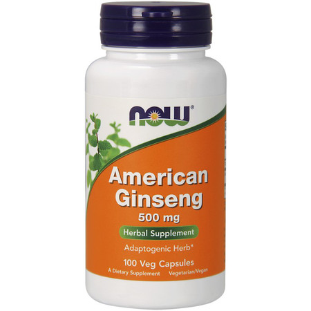 Now Foods American Ginseng 500mg 100vc