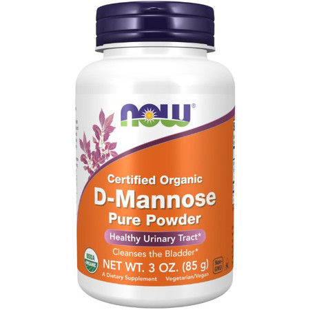 Now Foods D-Mannose Powder 3 oz front label