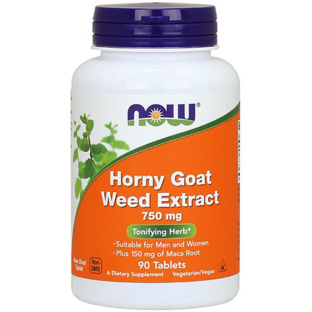 Now Foods Horny Goat Weed Extract 750mg 90t