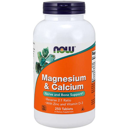 Now Foods Magnesium & Calcium 250t