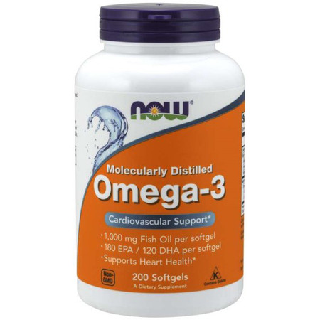 Now Foods Omega-3 Molecularly Distilled 200sg