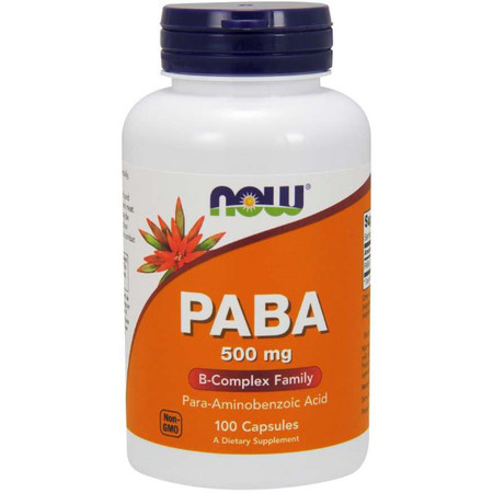 Now Foods PABA 500mg 100c