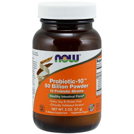 Now Foods Probiotic-10 50 billion powder 2 oz.