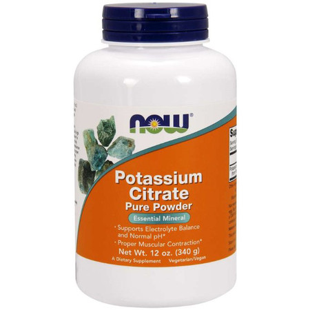 Now Foods Potassium Citrate Pure Powder 12oz.