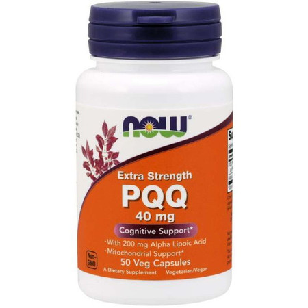 Now Foods PQQ Extra Strength 40mg 50vc