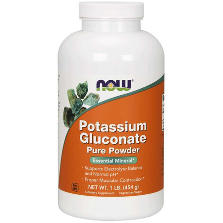 Now Foods Potassium Gluconate Pure Powder 1 lb.