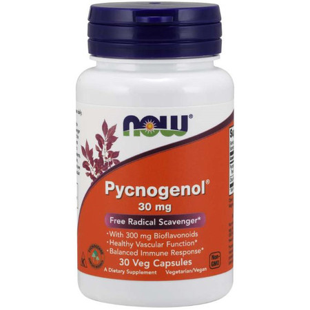 Now Foods Pycnogenol 30 mg 30vc