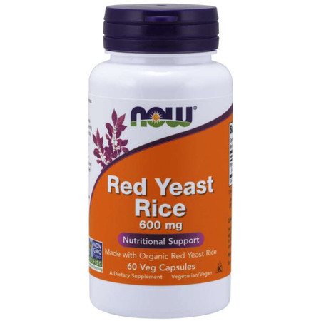 Now Foods Red Yeast Rice 600mg 60vc