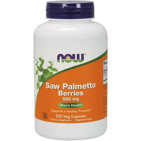 Now Foods Saw Palmetto Berries 550mg 250vc