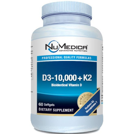 NuMedica D3-10,000 + K2 60sg