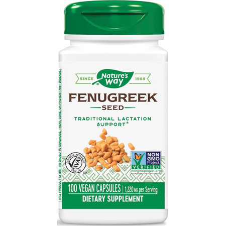 Natures Way Fenugreek Seed 610mg 100c