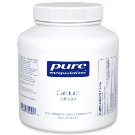 Pure Encapsulations Calcium Citrate 150mg 180c
