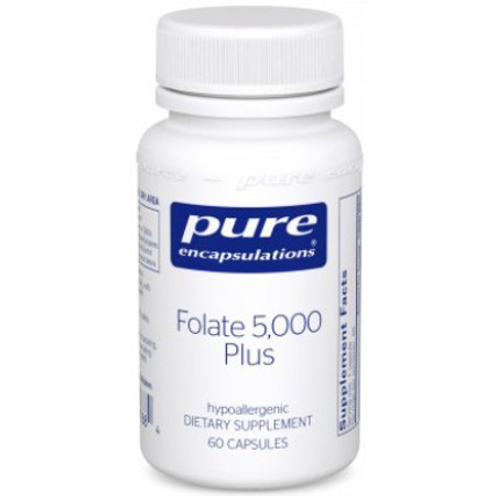 Pure Encapsulations Folate 5,000 Plus 60c