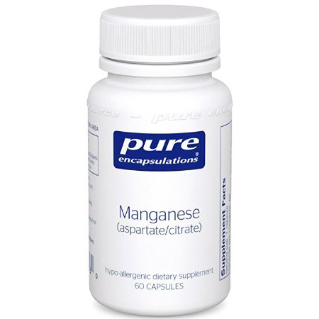 Pure Encapsulations Manganese (aspartate/citrate) 60c