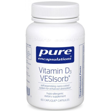 Pure Encapsulations Vitamin D3 VESIsorb 60c