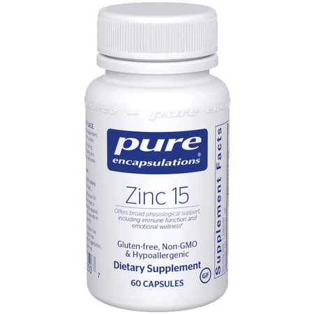 Pure Encapsulations Zinc 15 60c