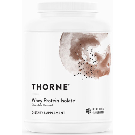 Thorne Whey Protein Isolate Chocolate 30.9 oz (876g)