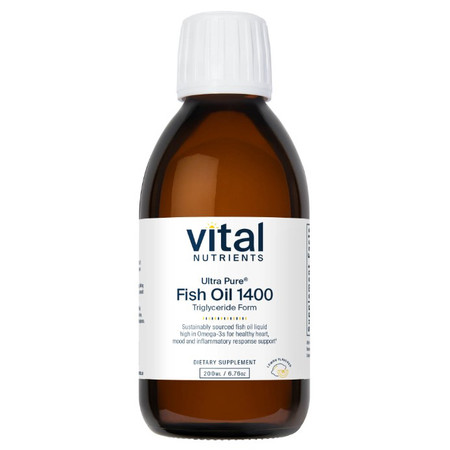 Vital Nutrients Ultra Pure Fish Oil 1400 front label