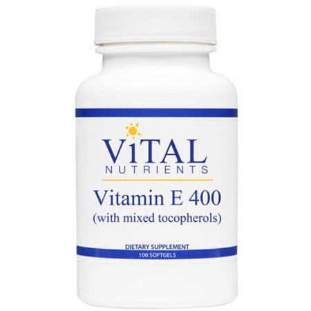 Vital Nutrients Vitamin E 400IU (with mixed tocopherols) 100c