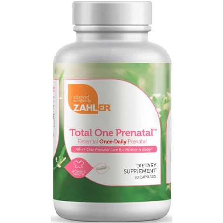 Advanced Nutrition by Zahler Total One Prenatal 90c front label