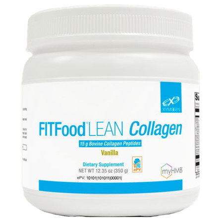 Xymogen FIT Food Lean Collagen Vanilla 12.35 oz.