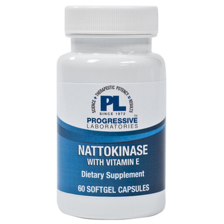 Progressive labs Nattokinase with Vitamin E 60 softgel capsules