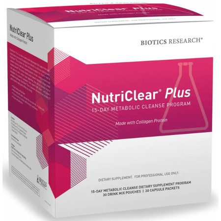 Biotics NutriClear Plus 15-Day Metabolic Cleanse Program made with Collagen 1 Kit