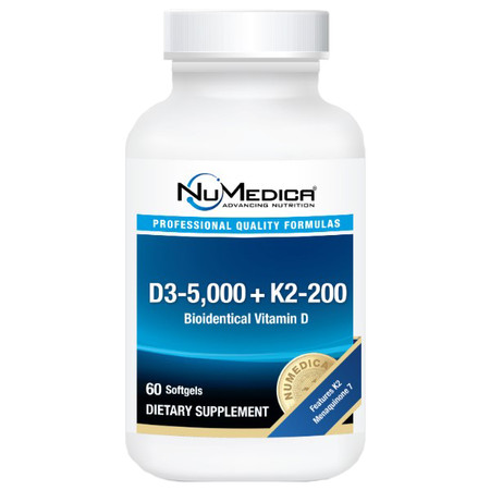 NuMedica D3 5000 + K2-200 60sg front label