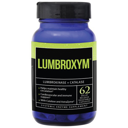 U.S. Enzymes LUMBROXYM 62 veg caps front label