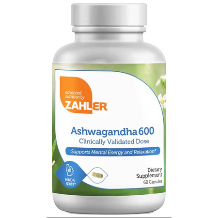 Advanced Nutrition by Zahler Ashwagandha 600 60c