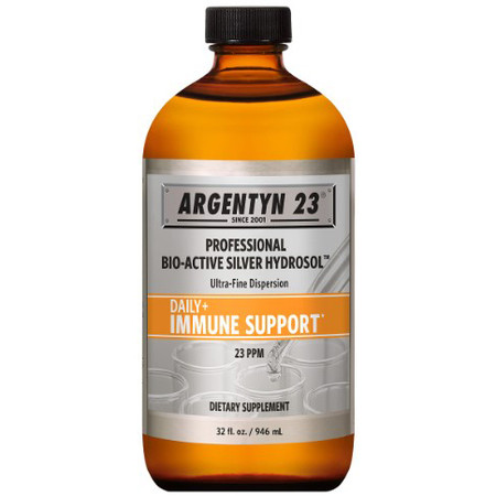 Natural Immunogenics Argentyn 23 Daily+ Immune Support 32oz front label