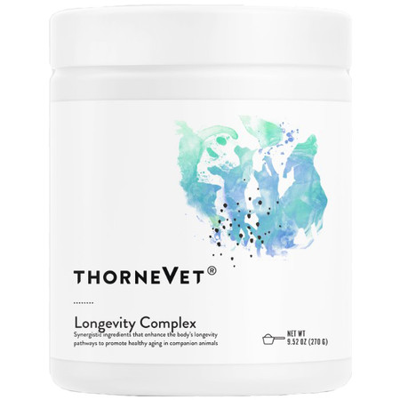 Thorne Vet Longevity Complex Powder front label