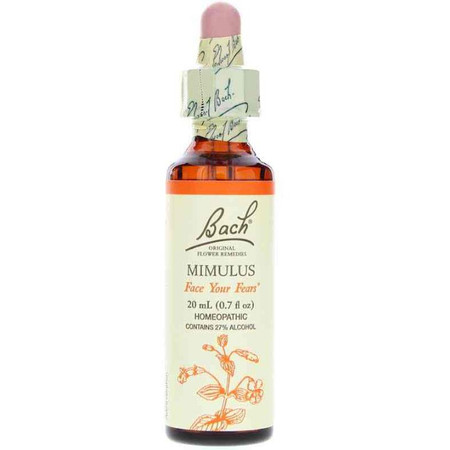 Bach Flower Remedies Mimulus  20ml front label