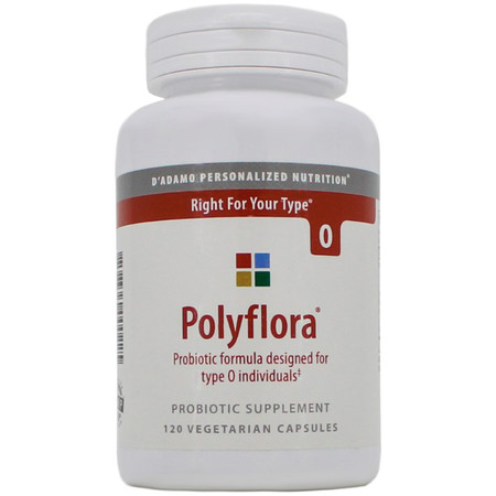 D'Adamo Personalized Nutrition Polyflora Probiotic (Type O) 120c
