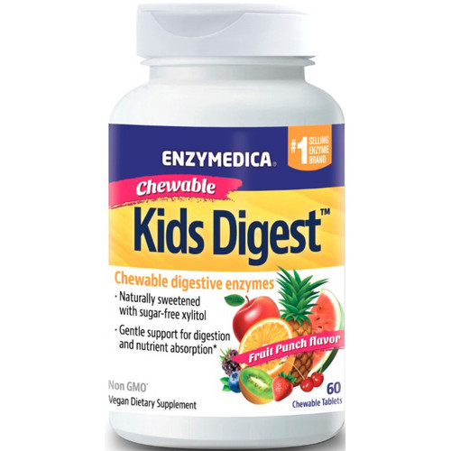 Enzymedica Kids Digest 60 Chewable Tablets