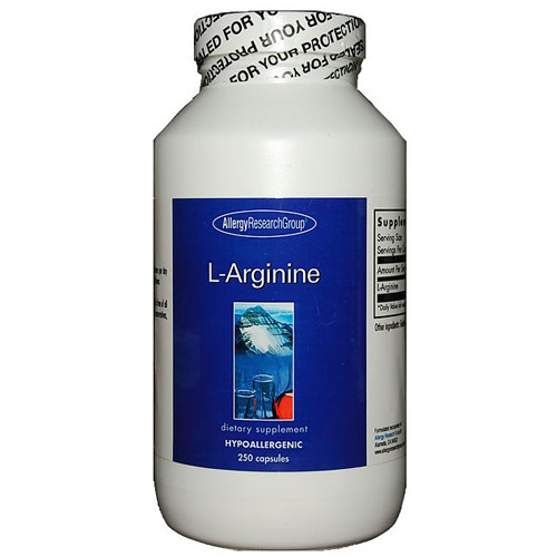 Allergy Research Group L-Arginine 500mg 250c