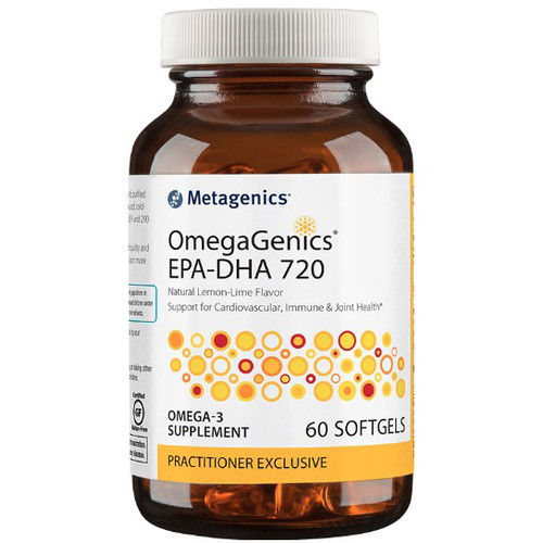Metagenics OmegaGenics EPA-DHA 720 Lemon Lime 60sg