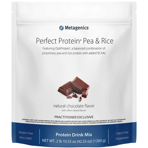 Metagenics Perfect Protein Powder Pea & Rice Chocolate 2 lb