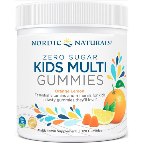 Nordic Naturals Kids Multi Zero Sugar Gummies 120 gummies