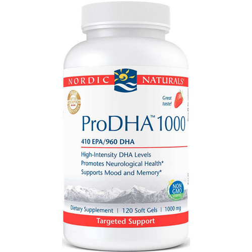 Nordic Naturals ProDHA 1000 DHA Strawberry 120sg