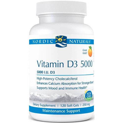 Nordic Naturals Vitamin D3 5,000 IU 120sg Orange