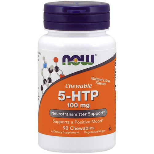 Now Foods 5-HTP 100 mg Chewables 90 lozenges