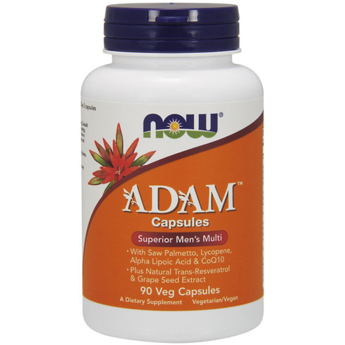 Now Foods Adam Men's Multiple Vitamin Veg Capsules 90vc