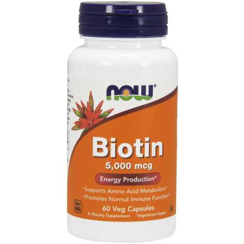 Now Foods Biotin 5000mcg 60vc