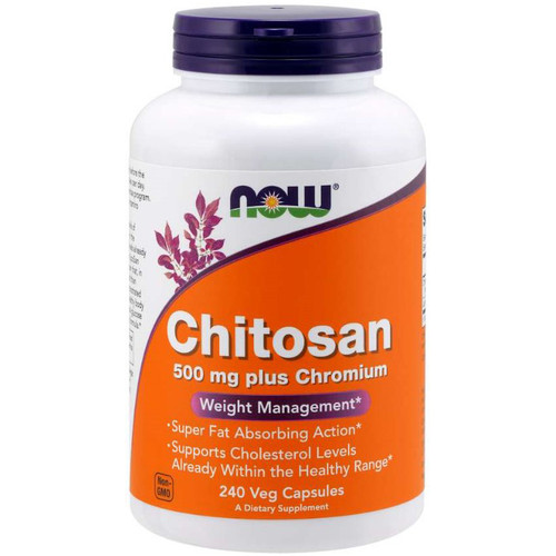 Now Foods Chitosan 500mg Plus Chromium 240vc